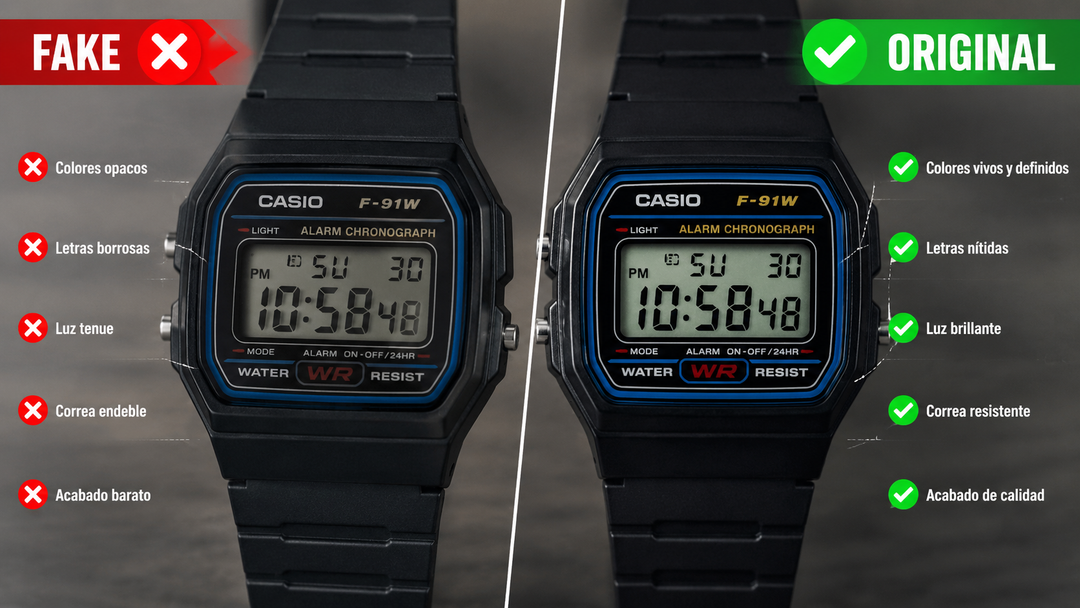 ¿Cómo saber si un reloj Casio es original?
