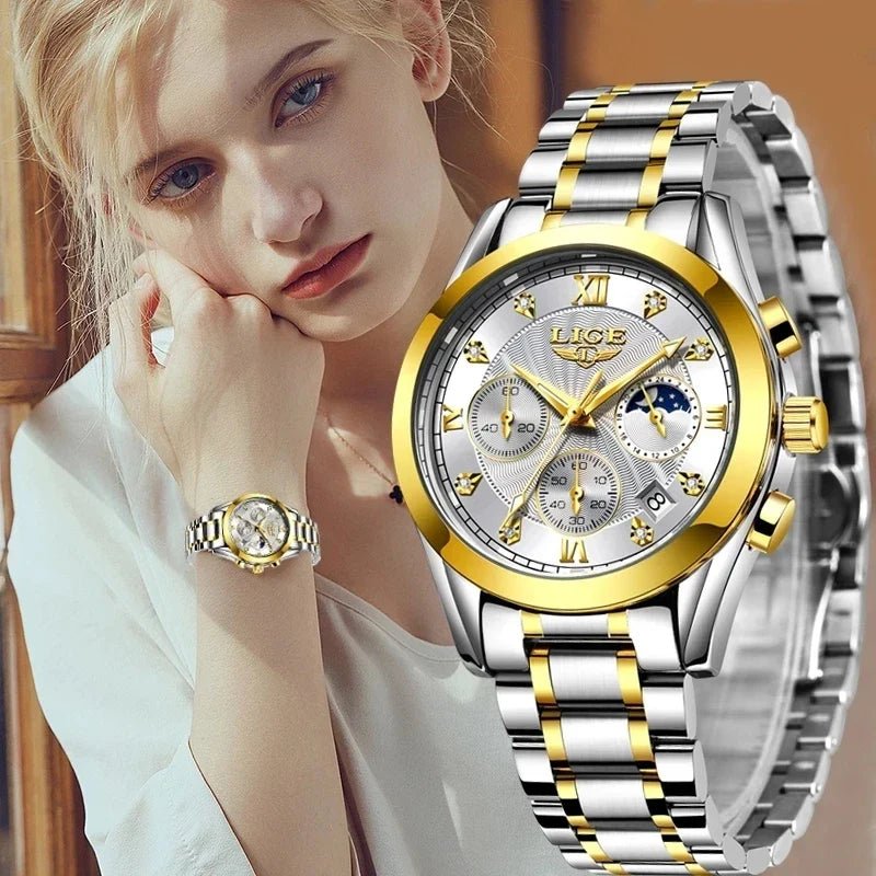 Golden Radiance Luxury Women's Watch - JHERR JEWELRY en Perú | Jherr Jewelry
