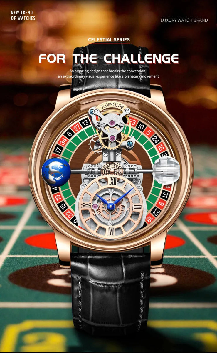 Celestial Roulette Men's Luxury Watch - JHERR JEWELRY en Perú | Jherr Jewelry