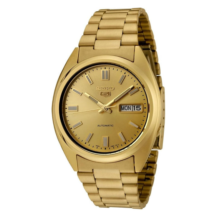 Reloj Seiko 5 Sports Gold SNXS80 37mm Original en Perú