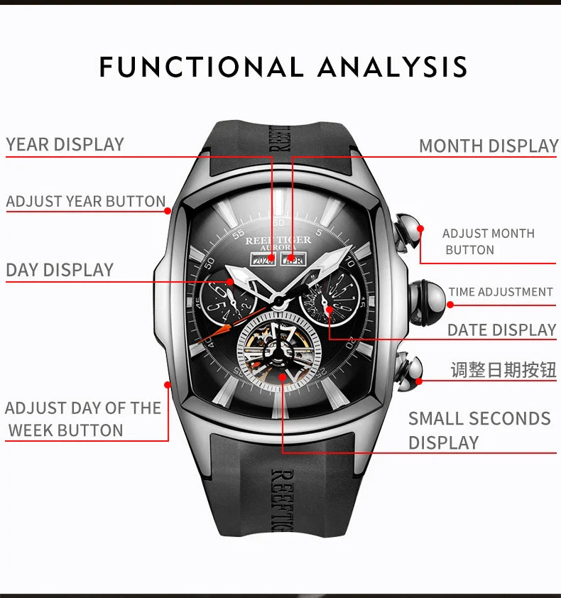 Sapphire Wave Luxury Tourbillon Flagship Timepiece