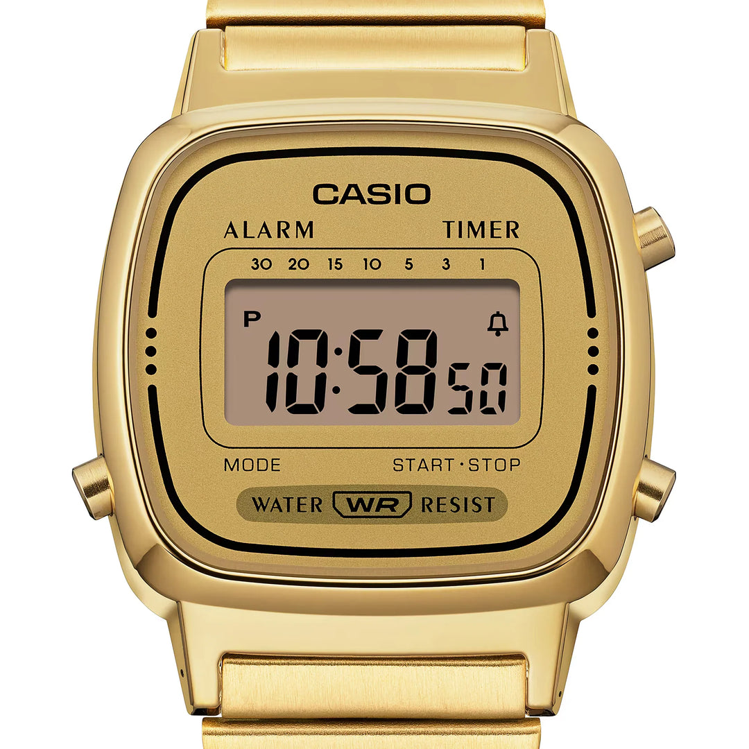 Reloj Casio LA670WGA-9 Original Vintage Dorado Digital - Icono Retro con Estilo y Funcionalidad