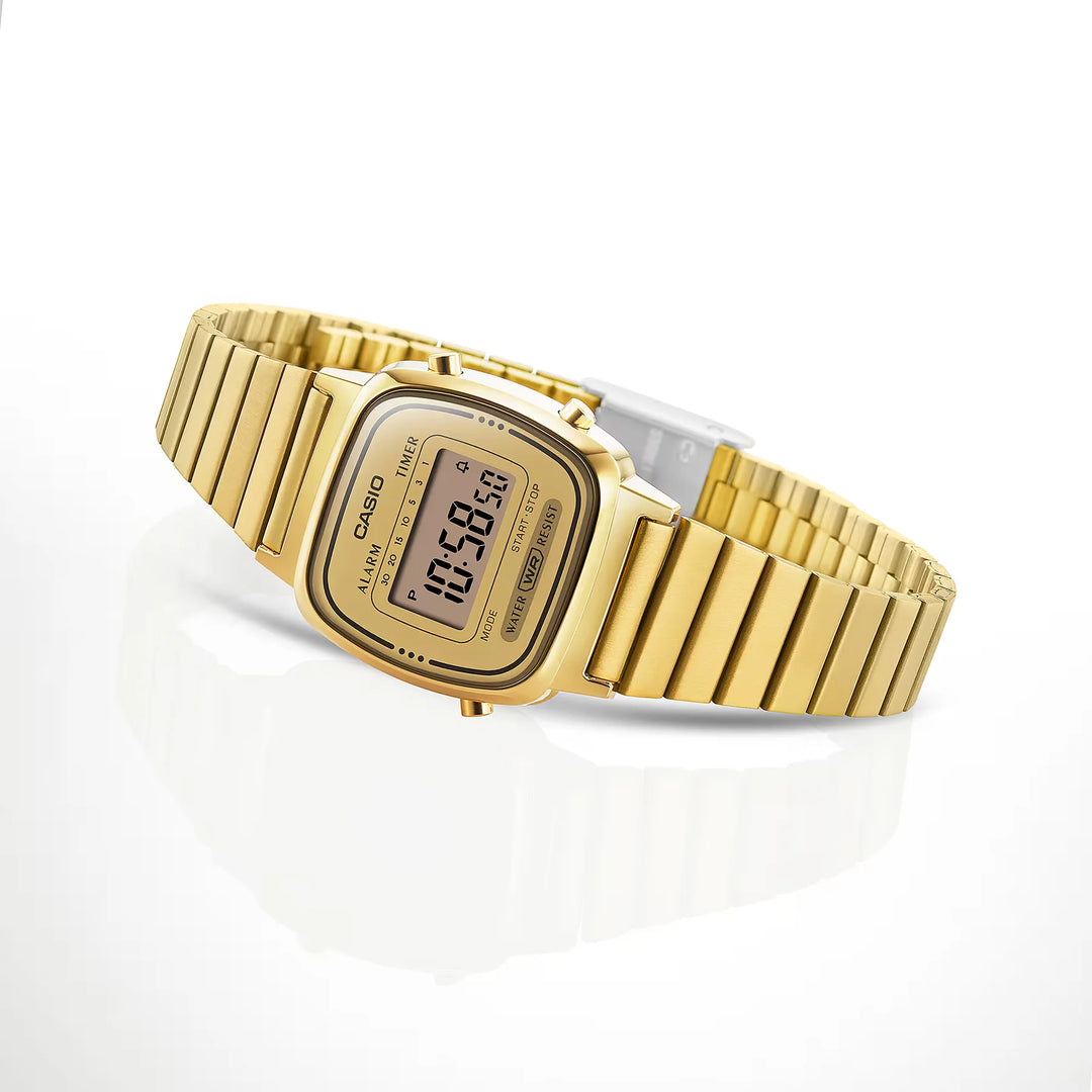 Reloj Casio LA670WGA-9 Original Vintage Dorado Digital - Icono Retro con Estilo y Funcionalidad