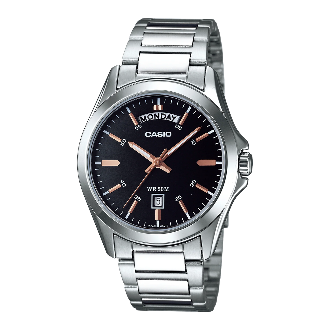 Reloj Casio MTP-1370D Hombre Acero Original