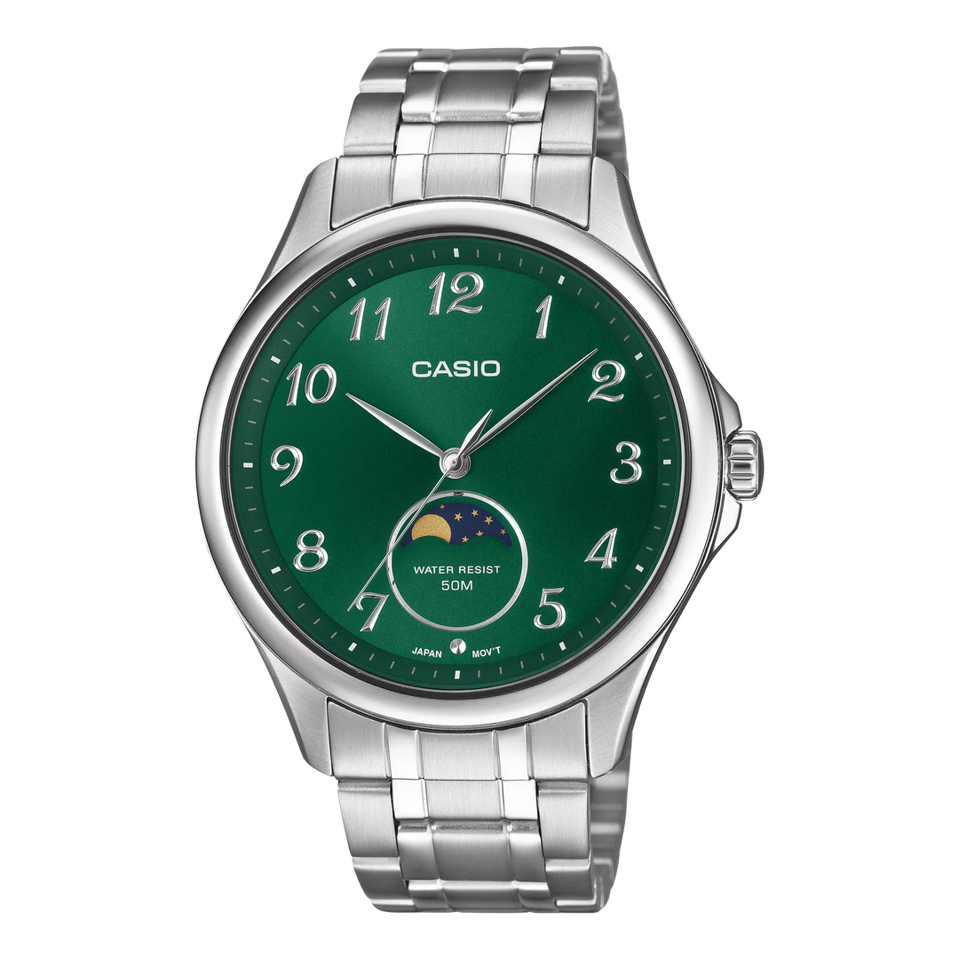 Reloj Casio MTP-M110D-1AER con Fase Lunar para Hombre - 42.5mm