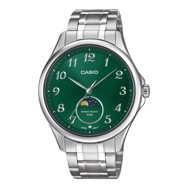 Reloj Casio MTP-M110D-1AER con Fase Lunar para Hombre - 42.5mm