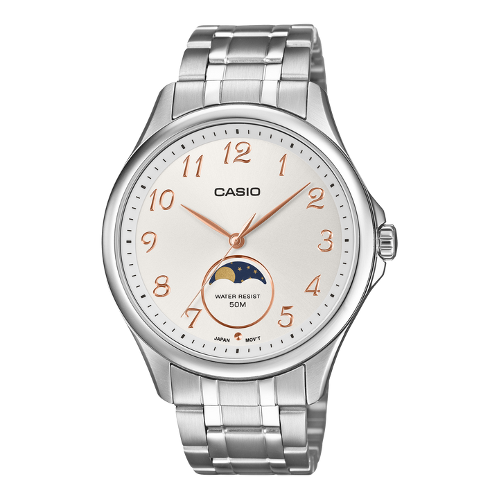 Reloj Casio MTP-M110D-1AER con Fase Lunar para Hombre - 42.5mm