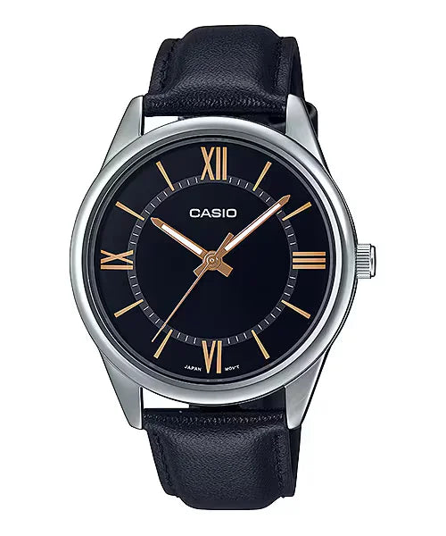 Reloj Casio MTP-V005L Hombre Cuero Original