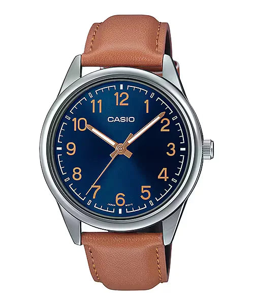 Reloj Casio MTP-V005L Hombre Cuero Original