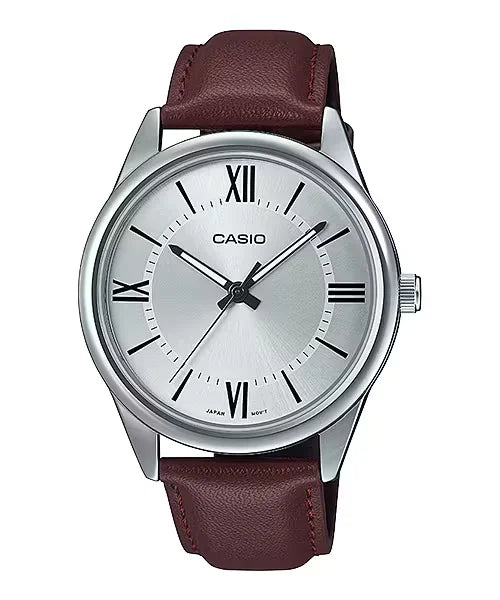 Reloj Casio MTP-V005L Hombre Cuero Original