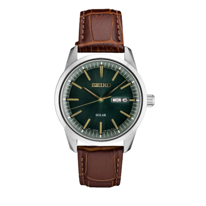 Reloj Seiko Essentials Solar Green 40mm Original en Perú