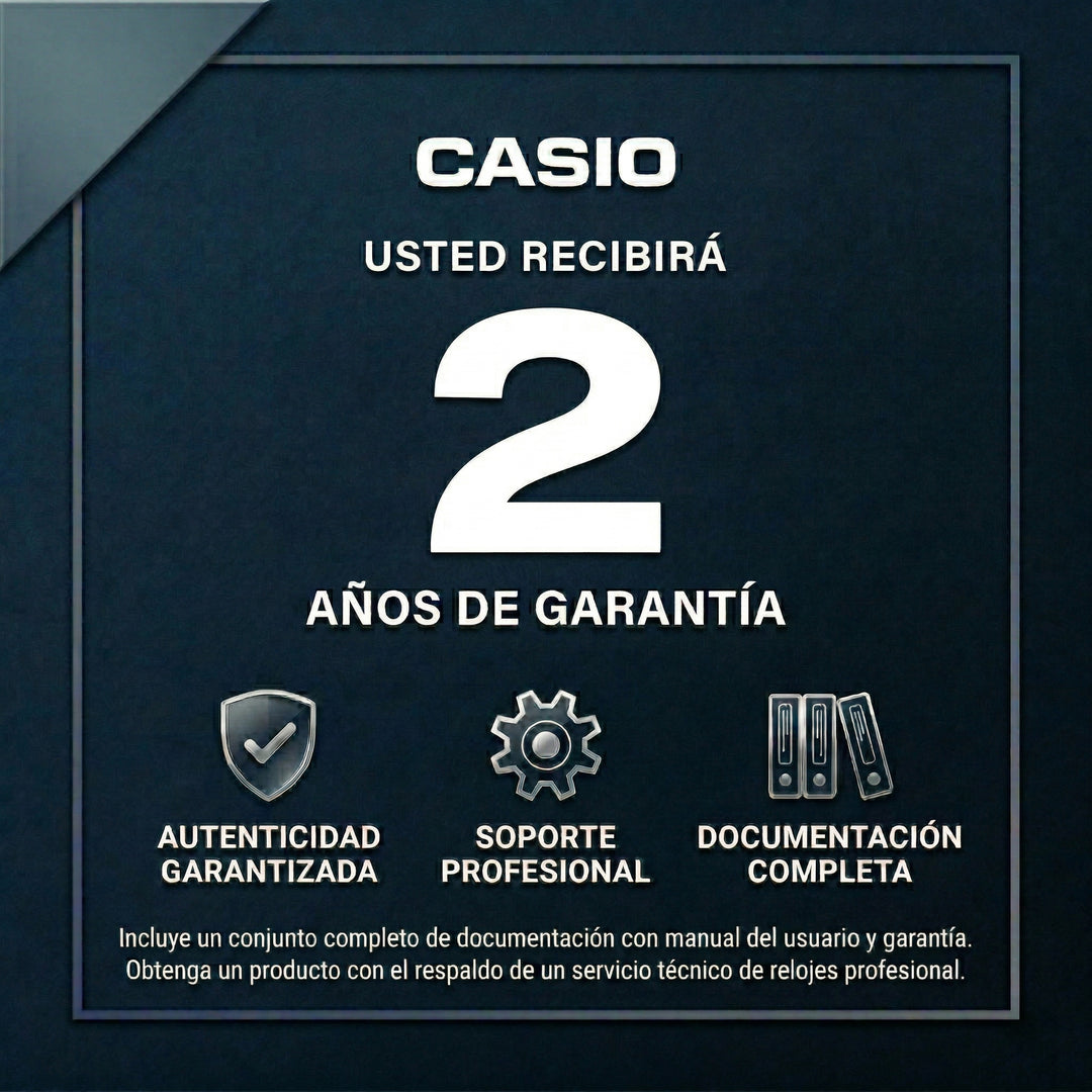 Casio Vintage AQ-230A-9A — Reloj Analógico-Digital con Esfera Dorada y Pulsera de Acero - Casio en Perú | Jherr Jewelry