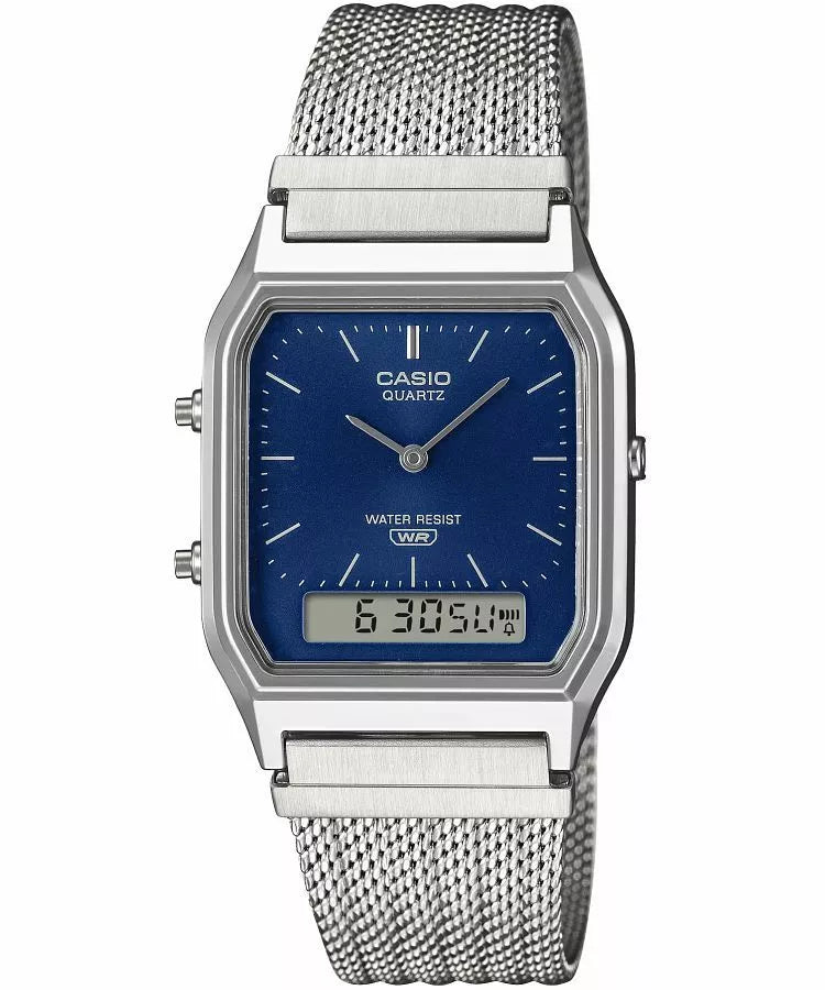 Reloj Casio Vintage AQ-230EM-2AEF Original - Casio en Perú | Jherr Jewelry