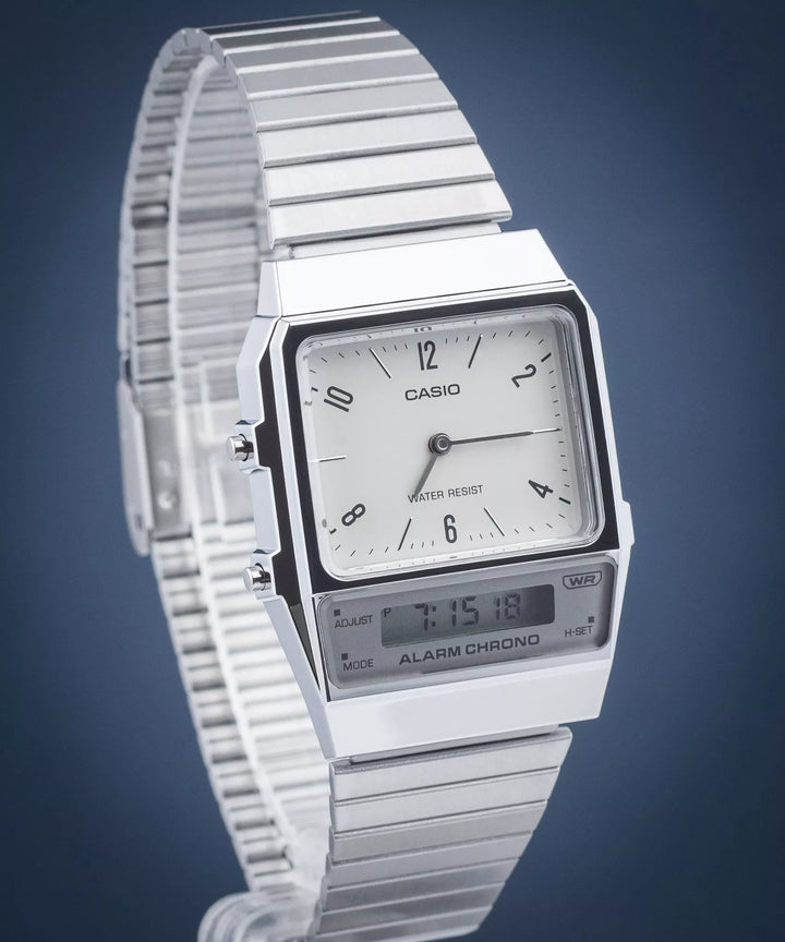Reloj Casio Vintage AQ-800E-7A2EF Original - Diseño Retro 32mm - Casio en Perú | Jherr Jewelry