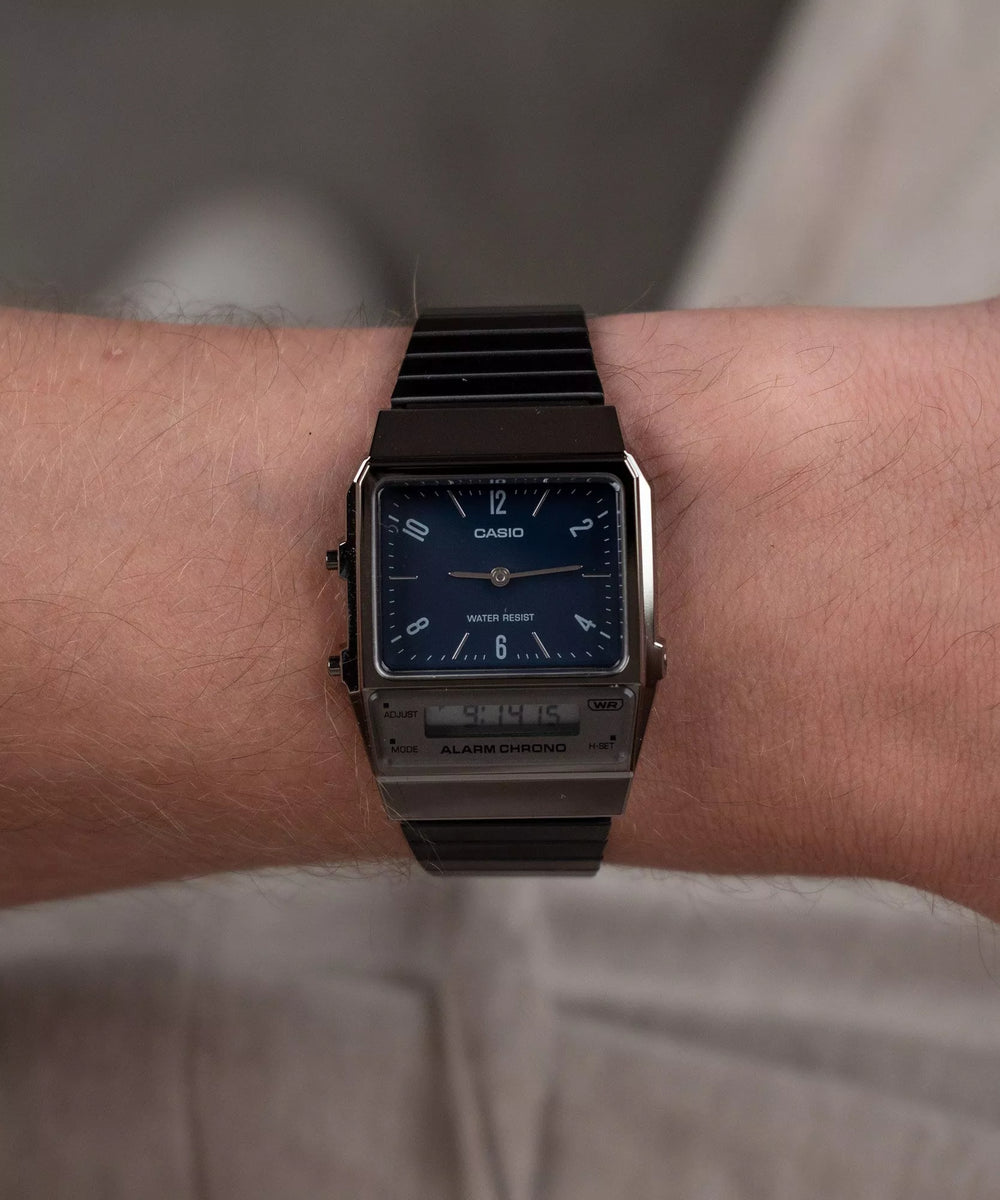 Reloj Casio Vintage AQ-800EB-2AEF Original - Vintage Minimalista 35mm - Casio en Perú | Jherr Jewelry