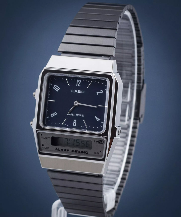 Reloj Casio Vintage AQ-800EB-2AEF Original - Vintage Minimalista 35mm - Casio en Perú | Jherr Jewelry