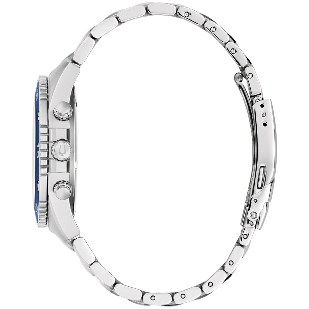 Reloj Bulova Marine Star Azul y Blanco - Cronógrafo Náutico con Resistencia 100 Metros - Bulova en Perú | Jherr Jewelry
