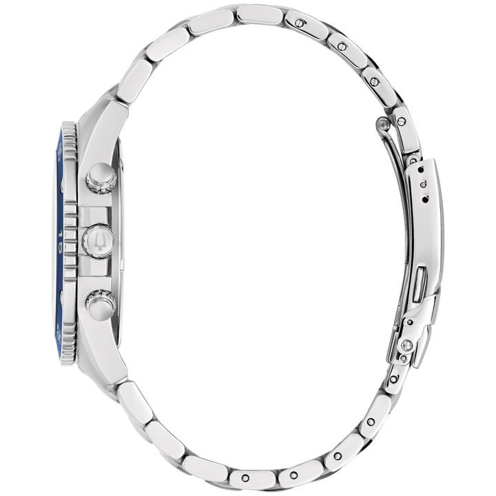 Reloj Bulova Marine Star Azul y Blanco - Cronógrafo Náutico con Resistencia 100 Metros - Bulova en Perú | Jherr Jewelry