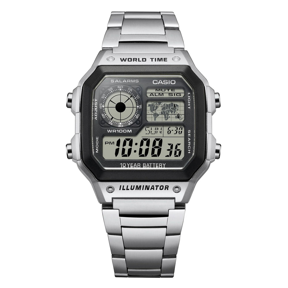 Reloj Casio AE-1200WHD-1A digital analógico resistente al agua original con garantía en Perú
