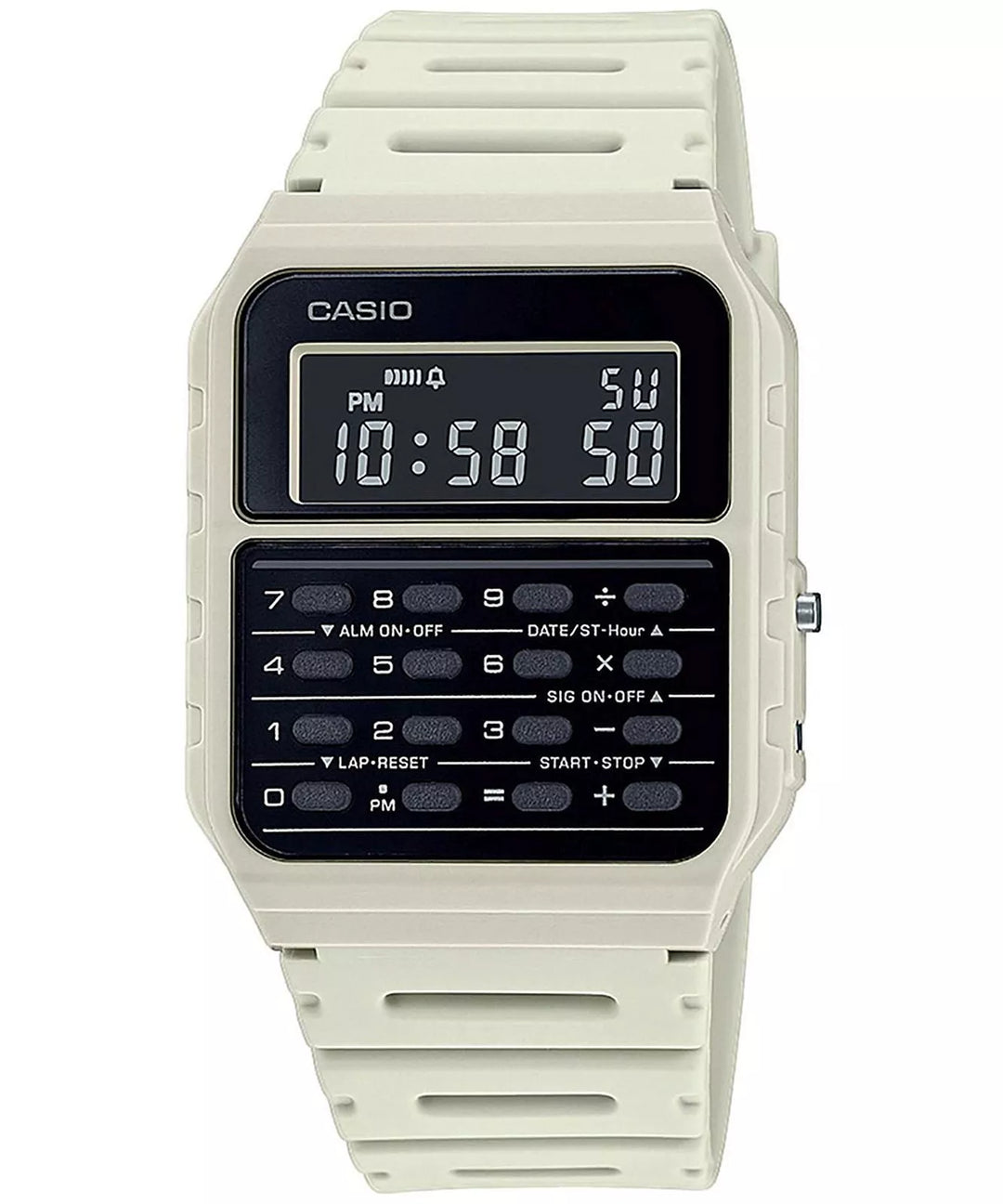CA-53WF-8BEF reloj Casio calculadora vintage vista frontal
