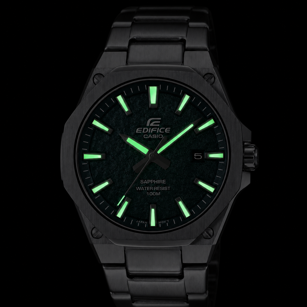 Reloj Casio Edifice EFR-S108DE-3AV luz nocturna luminiscente