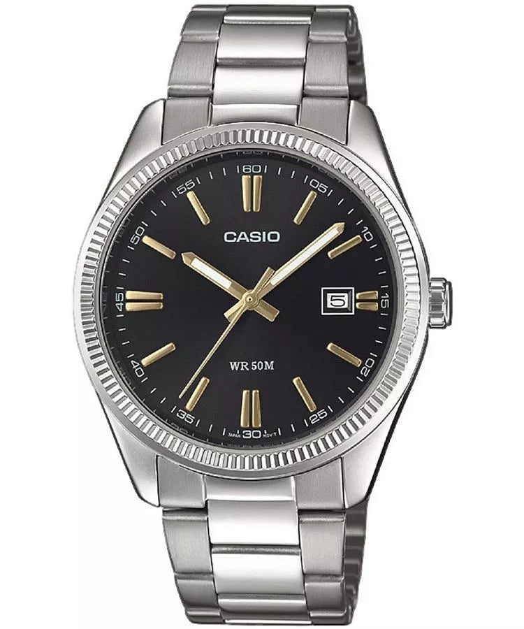 Reloj Casio MTP-1302D-1A2 plateado analógico para hombre original con garantía oficial en Perú — Jherr 