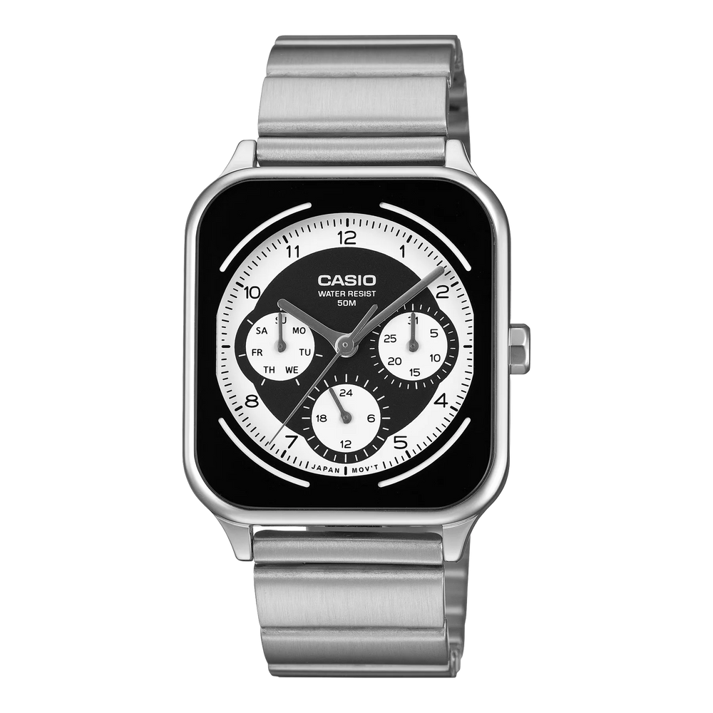 Reloj Casio MTP-M307D-2BV negro analógico para hombre con fecha original con garantía en Perú