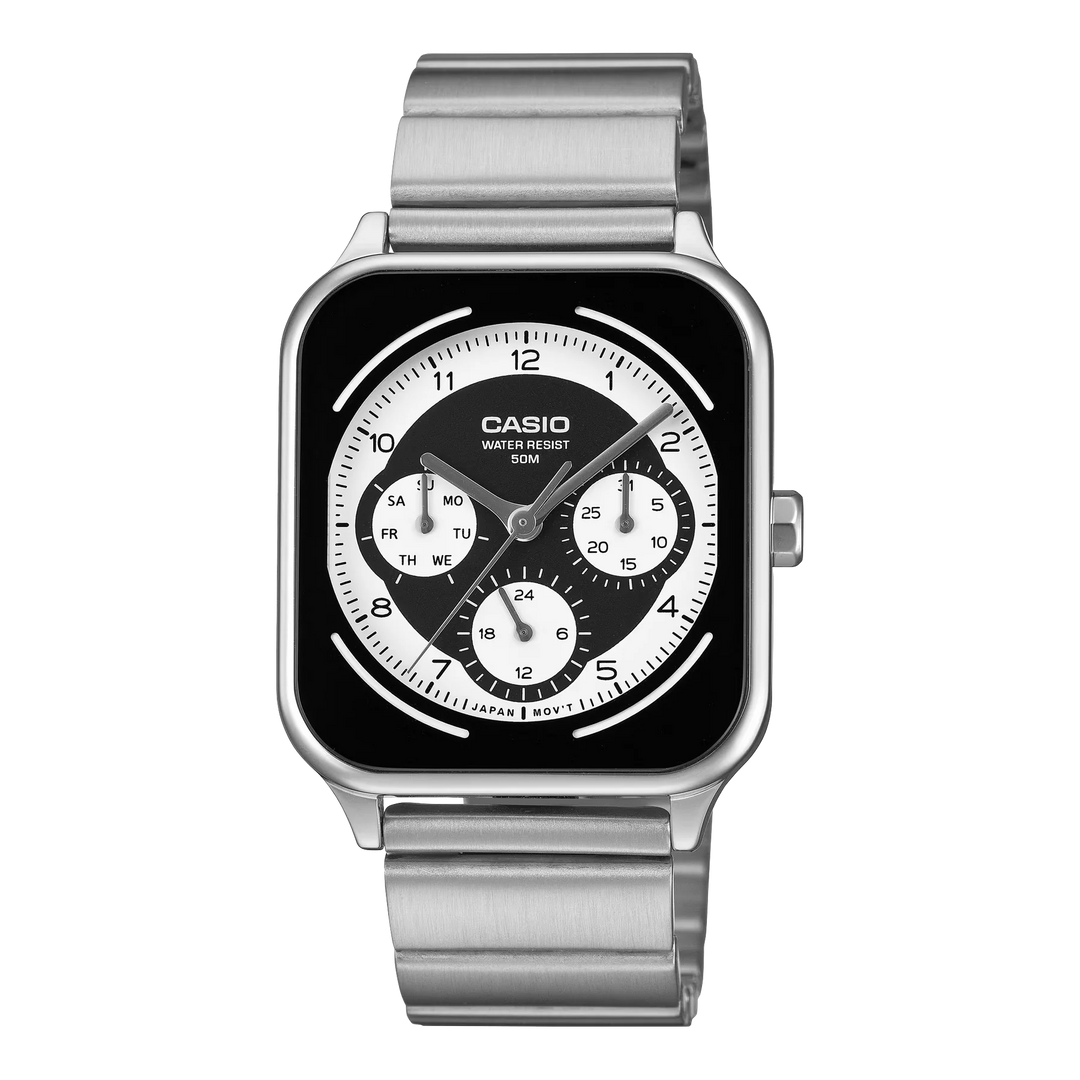 Reloj Casio MTP-M307D-2BV negro analógico para hombre con fecha original con garantía en Perú