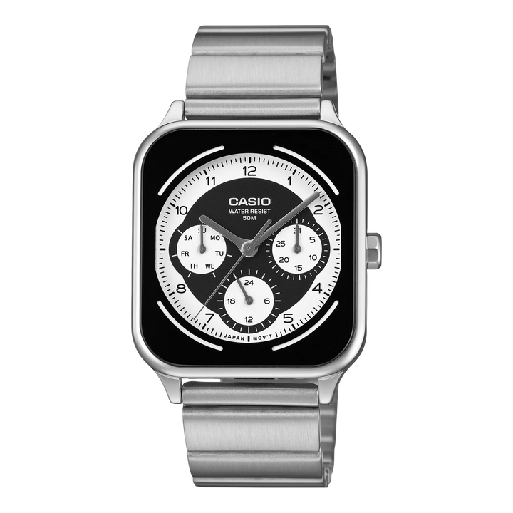 Reloj Casio MTP-M307D-2BV negro analógico para hombre con fecha original con garantía en Perú