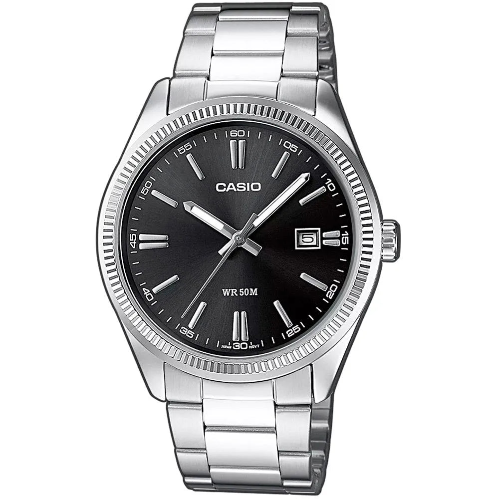 RELOJ CASIO ORIGINAL MTP-1302PD-1A1 | Acero Hombre Plateado - Casio en Perú | Jherr Jewelry