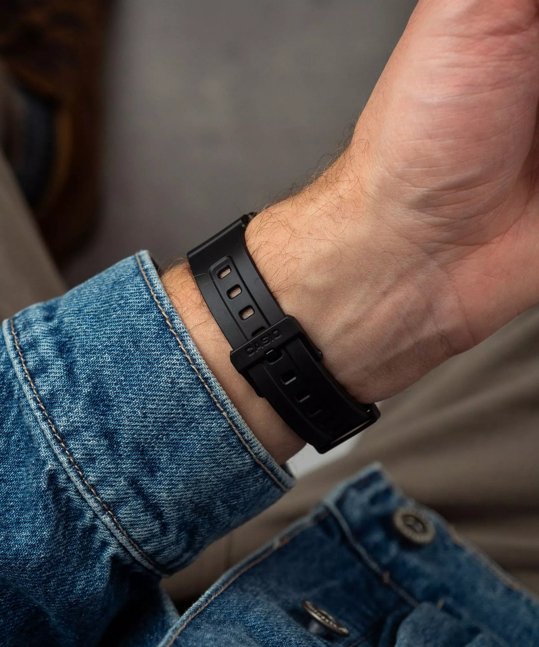 Casio AE-1200WH-1AV Wolrd Time Digital - Acero Negro