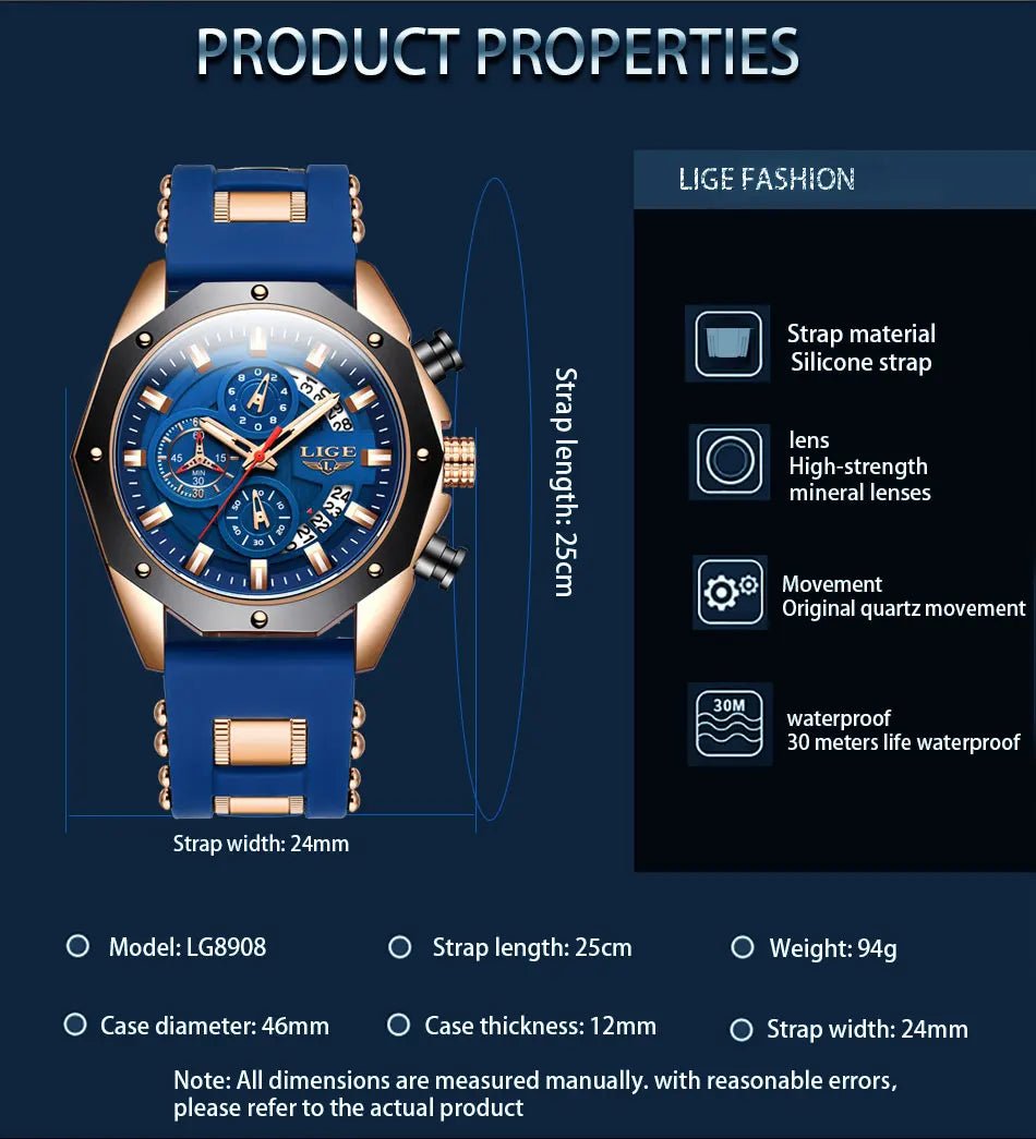 ChronoMaster Adventurer - Luxury Sport Quartz Timekeeper - JHERR JEWELRY en Perú | Jherr Jewelry