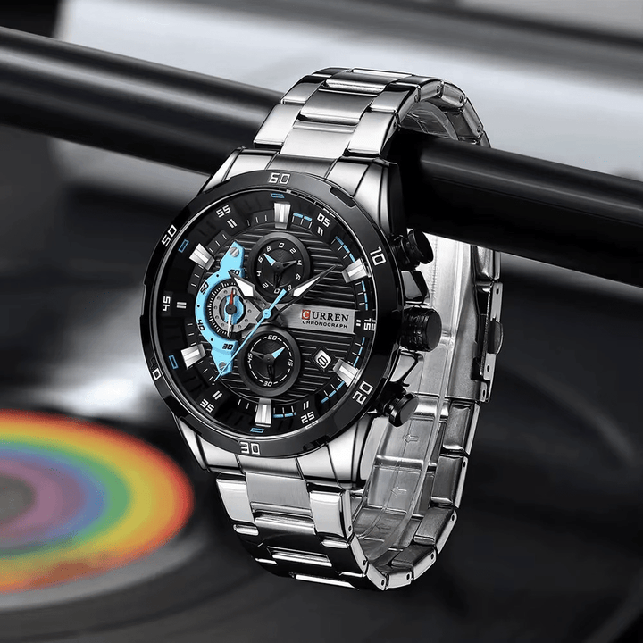 Reloj CURREN ORIGINAL 8402 Acero Inoxidable para Hombre | Diseño Exclusivo 40mm - Curren en Perú | Jherr Jewelry