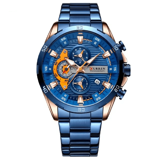 Reloj CURREN ORIGINAL 8402 Acero Inoxidable para Hombre | Diseño Exclusivo 40mm - Curren en Perú | Jherr Jewelry
