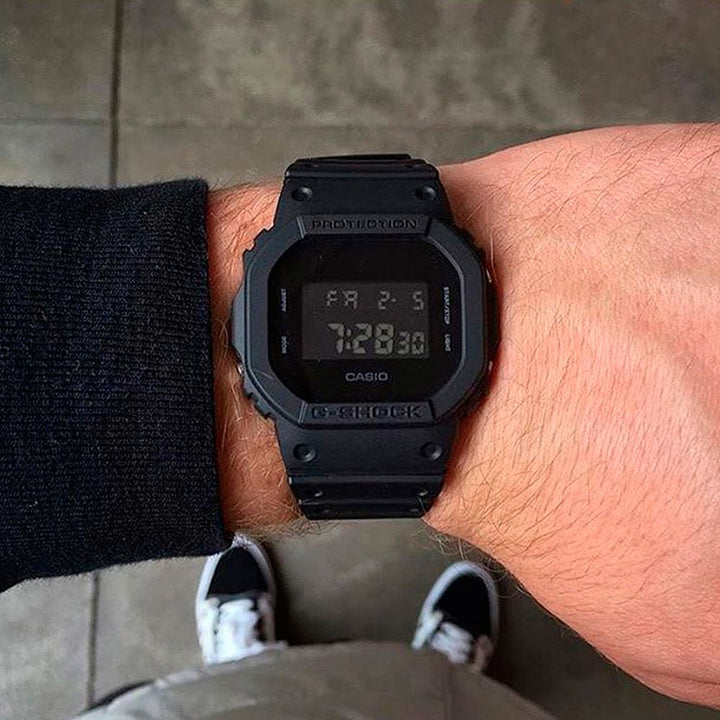 RELOJ G-SHOCK DW-5600BB-1 Original - NEGRO Digital - G-Shock en Perú | Jherr Jewelry