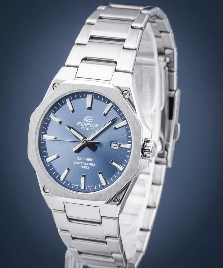 Reloj Casio Edifice EFR-S108D-2A Original Cristal de Zafiro y Resistencia al Agua 100M para Hombre