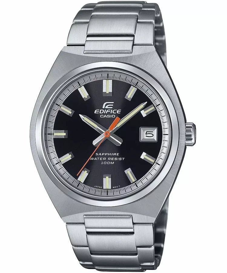 Reloj Casio Edifice EFB-109D-1AV cronógrafo acero inoxidable esfera negra para hombre