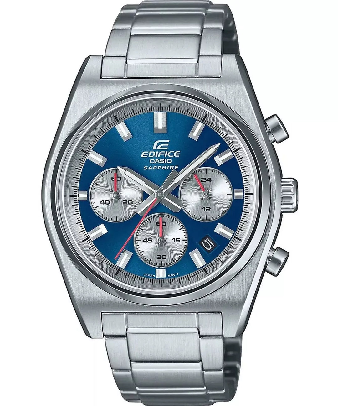 Reloj Casio Edifice EFB-730D-2AV cronógrafo acero inoxidable esfera azul para hombre
