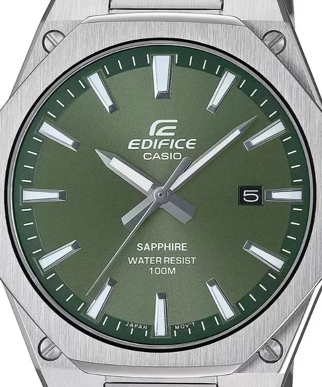 Reloj Casio Edifice EFR-S108D-3AVUEF Original - Cristal Zafiro 43mm - Casio en Perú | Jherr Jewelry