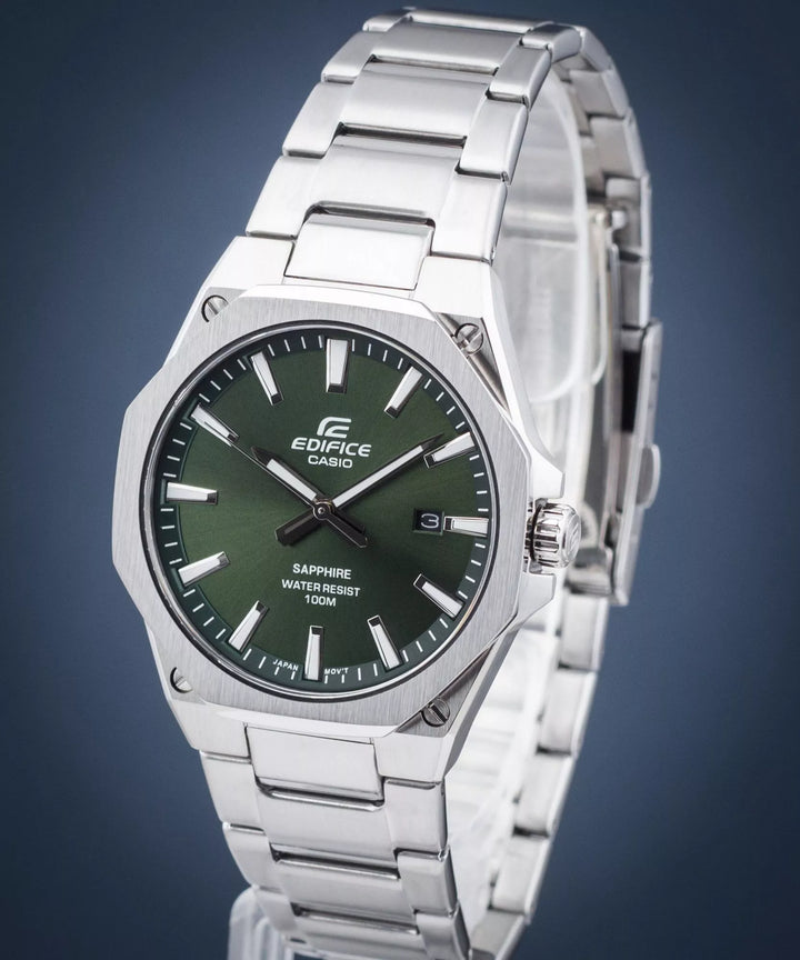 Reloj Casio Edifice EFR-S108D-3AVUEF Original - Cristal Zafiro 43mm - Casio en Perú | Jherr Jewelry