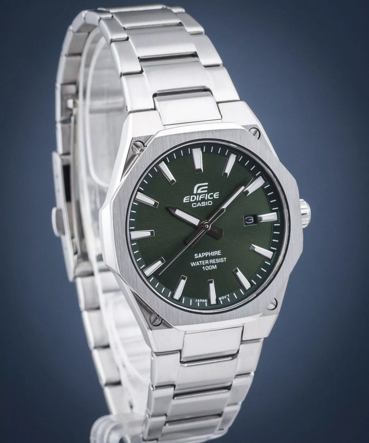 Reloj Casio Edifice EFR-S108D-3AVUEF Original - Cristal Zafiro 43mm - Casio en Perú | Jherr Jewelry