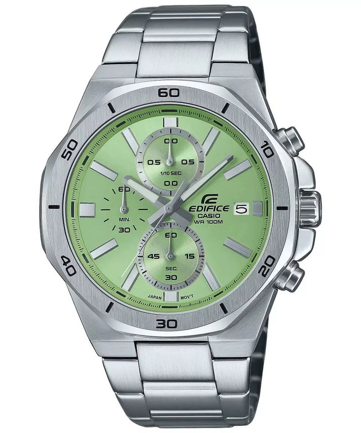 Reloj EDIFICE EFV-640D-3AVUEF Momentum Chronograph — Cronógrafo Verde para Hombre - Edifice en Perú | Jherr Jewelry
