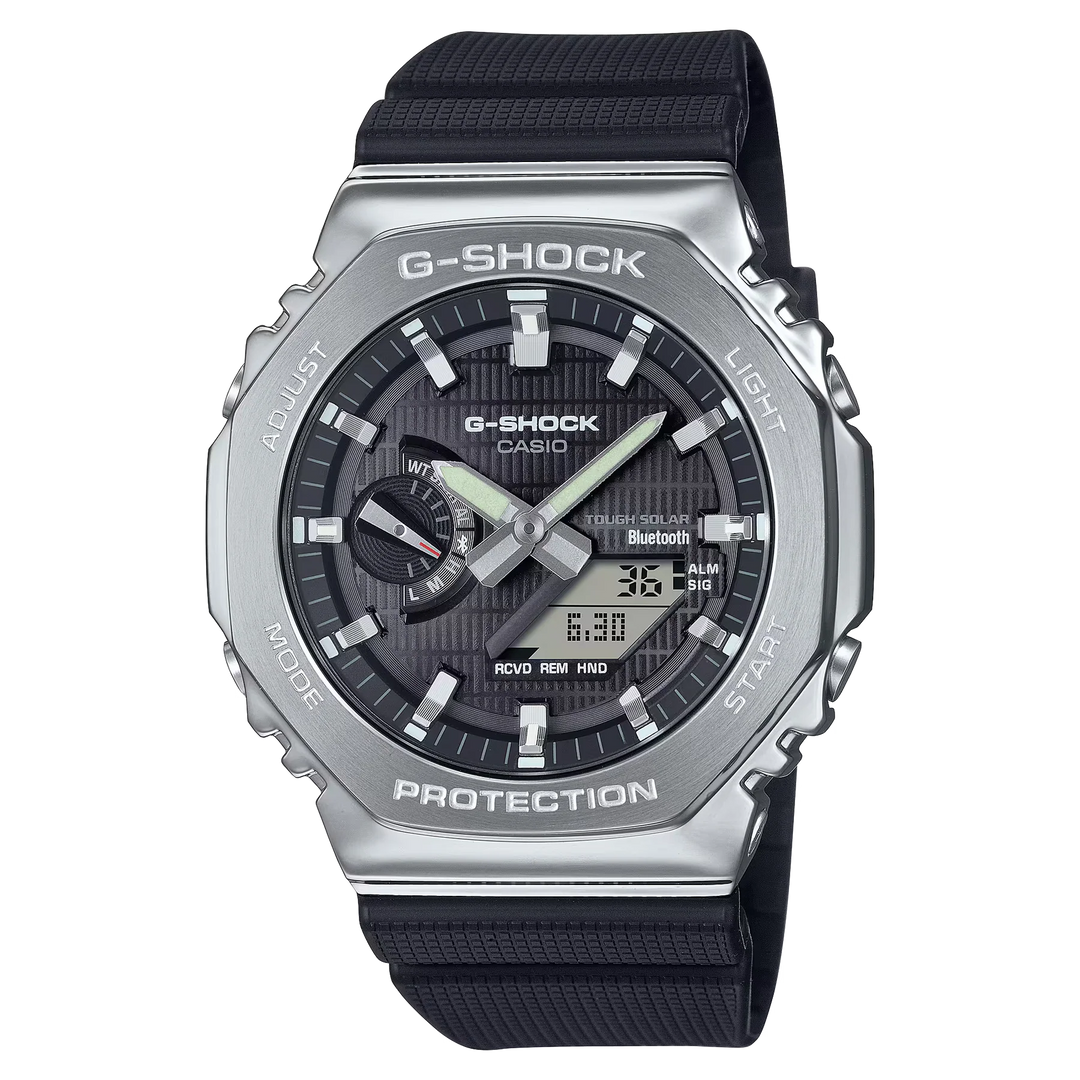Casio G-Shock Original GBM-2100A-1A2 Carbon Core Guard con Bluetooth y Energía Solar - Resistencia Extrema 200 Metros
