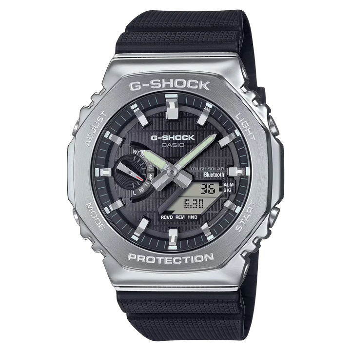 Casio G-Shock Original GBM-2100A-1A2 Carbon Core Guard con Bluetooth y Energía Solar - Resistencia Extrema 200 Metros