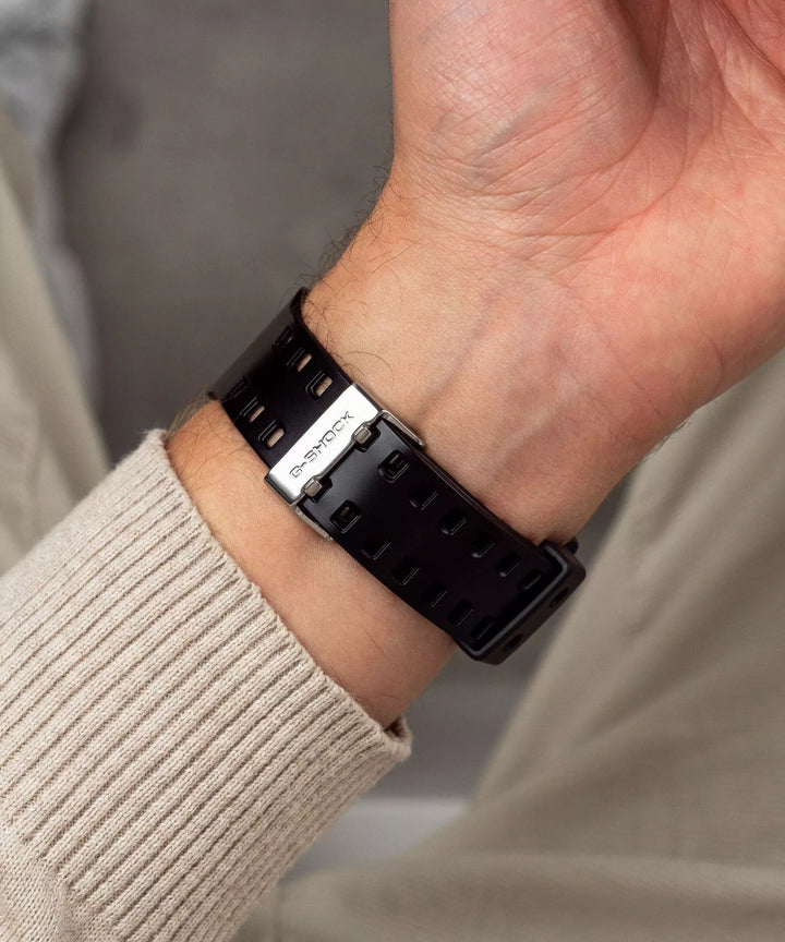 RELOJ G-SHOCK GA-100CF-1A9ER HOMBRE ANÁLOGO - NEGRO CAMUFLAJE RESINA - G-Shock en Perú | Jherr Jewelry