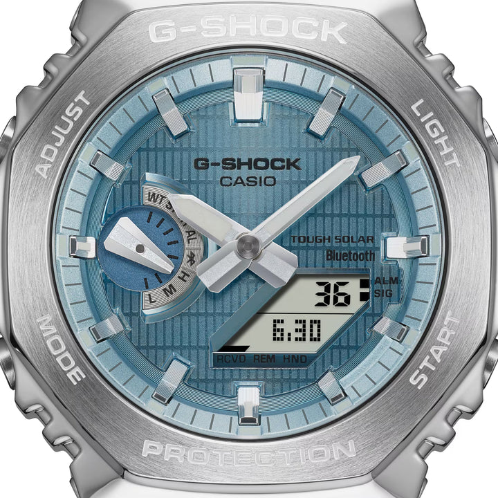 Casio G-Shock Original GBM-2100A-1A2 Carbon Core Guard con Bluetooth y Energía Solar - Resistencia Extrema 200 Metros - G-Shock en Perú | Jherr Jewelry