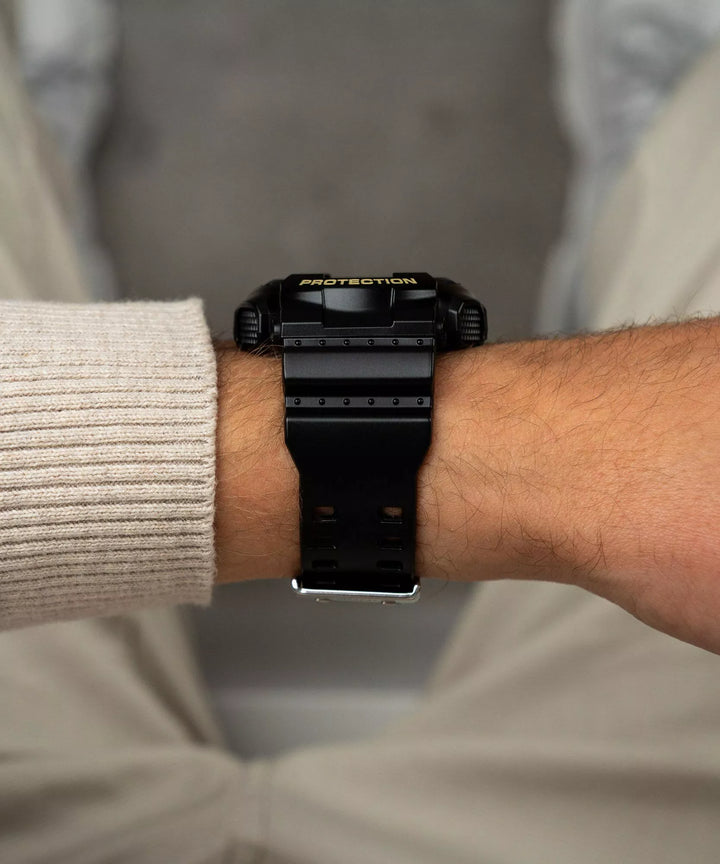 RELOJ G-SHOCK GA-100CF-1A9ER HOMBRE ANÁLOGO - NEGRO CAMUFLAJE RESINA - G-Shock en Perú | Jherr Jewelry