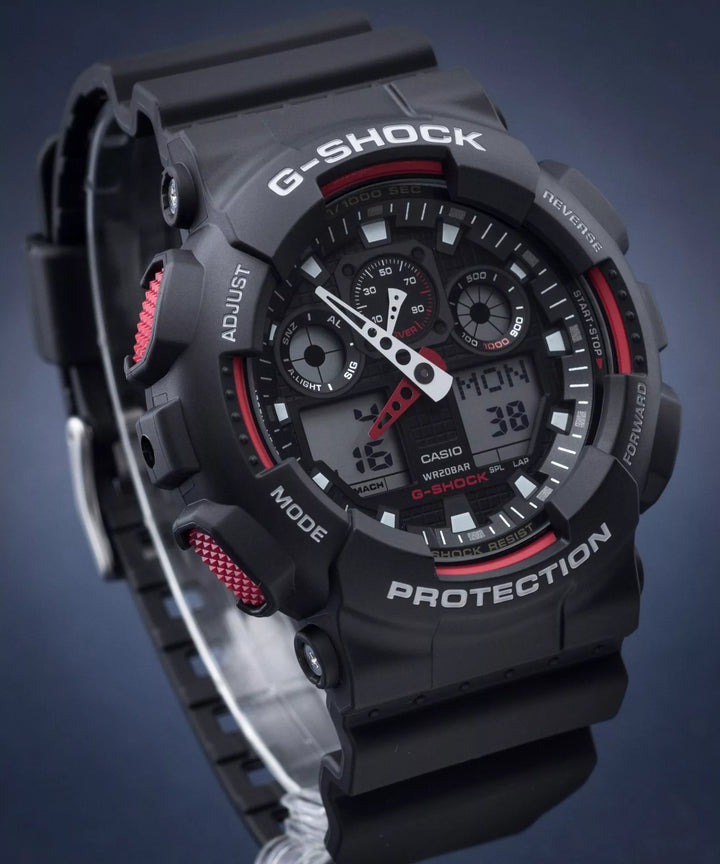 Reloj Casio G-Shock GA-100-1A4ER (GA-100-1A4) Original - Casio en Perú | Jherr Jewelry
