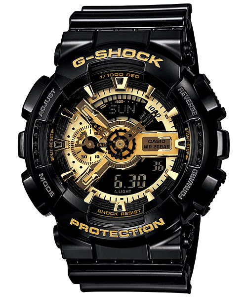 RELOJ G-SHOCK - GA-110GB-1A ORIGINAL DEPORTIVO CAUSAL - BLACK YELLOW - G-Shock en Perú | Jherr Jewelry