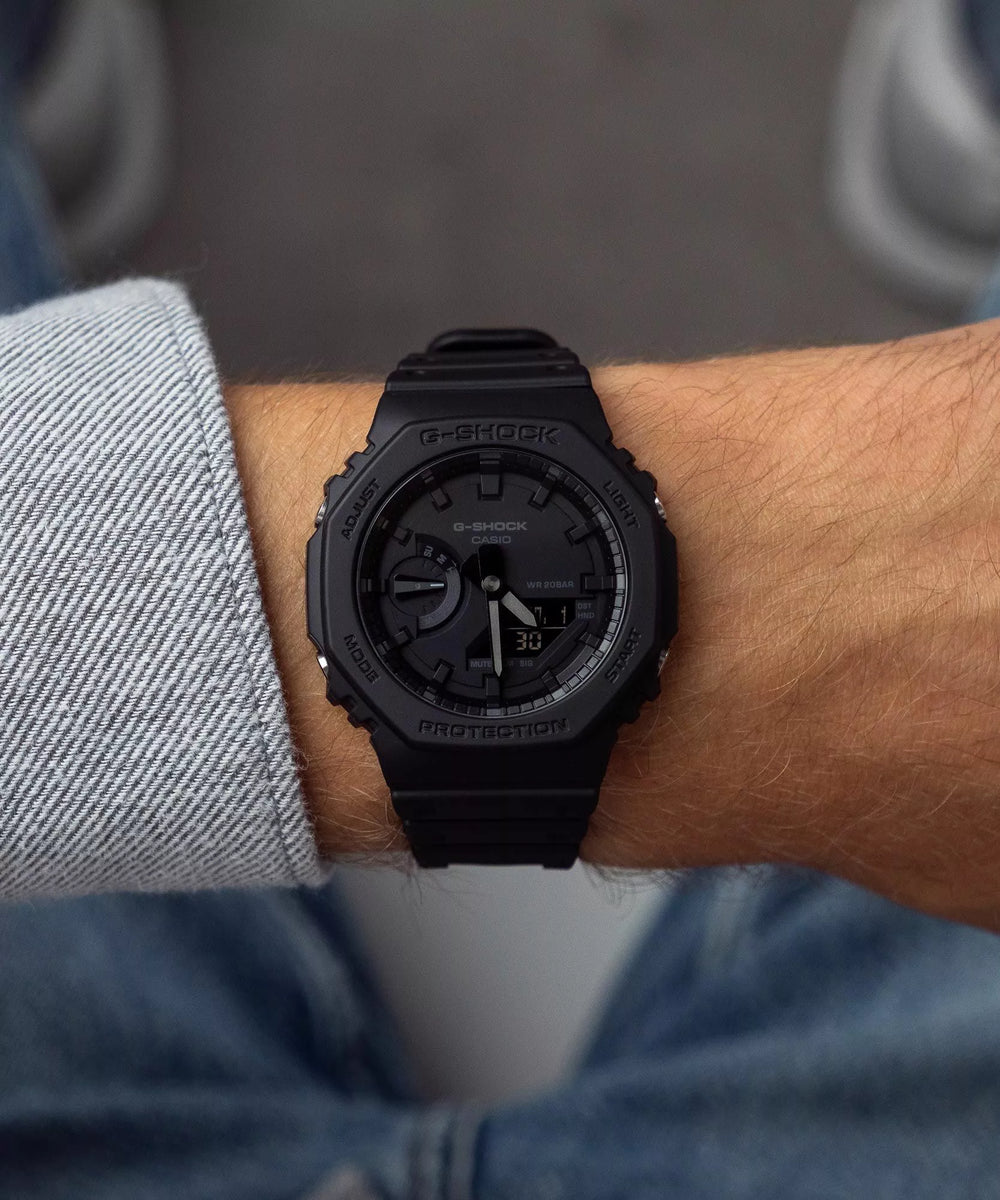 Reloj Casio G-Shock GA-2100-1A1 Negro Original en Perú - G-Shock en Perú | Jherr Jewelry